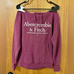 Abercrombie & Fitch Maroon Hoodie XS